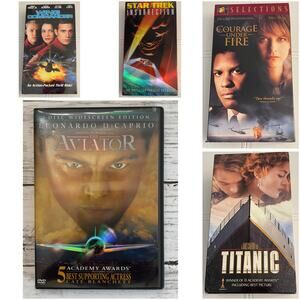 5 Vintage Movies (VHS & DVD)